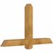 Ekena Millwork Eugene Rough Sawn Timber Gable Bracket, Western Red Cedar, 48"W x 28"H x 4"D x 4"F, 14/12 Pitch GBW048X28X0404EUG00RWR - alternate 4